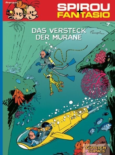 Buchcover und Innenansicht für das Buch: Le Repaire de la murène