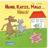 Buchcover und Innenansicht für das Buch: Hund, Katze, Maus ... Haus!