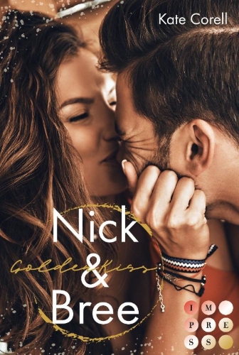 Buchcover und Innenansicht für das Buch: Golden Kiss: Nick & Bree (Virginia Kings 2)