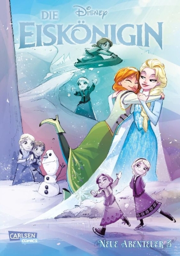 Buchcover und Innenansicht für das Buch: Disney Die Eiskönigin - Neue Abenteuer: Die Heldin in dir