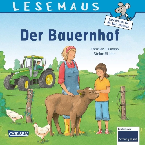 Buchcover und Innenansicht für das Buch: LESEMAUS 76: Der Bauernhof
