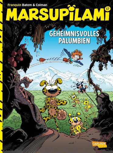 Buchcover und Innenansicht für das Buch: Marsupilami 30 - Palombie secrète