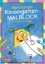 Buchcover und Innenansicht für das Buch: Mein lustiger Kindergarten-Malblock Punkt-zu-Punkt