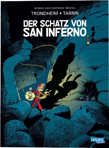 Buchcover und Innenansicht für das Buch: LE TRÉSOR DE SAN INFERNO
