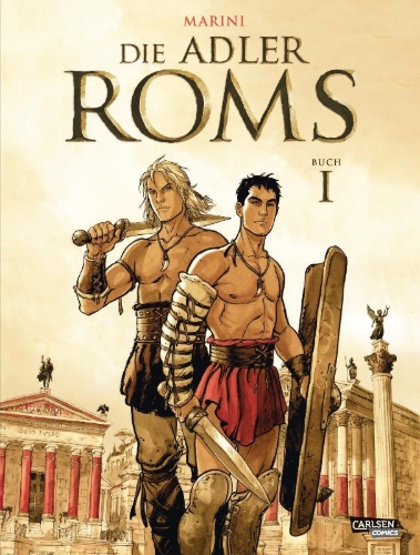 Buchcover und Innenansicht für das Buch: Die Adler Roms 1