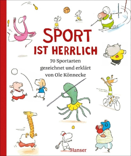 Buchcover und Innenansicht für das Buch: Sport ist herrlich