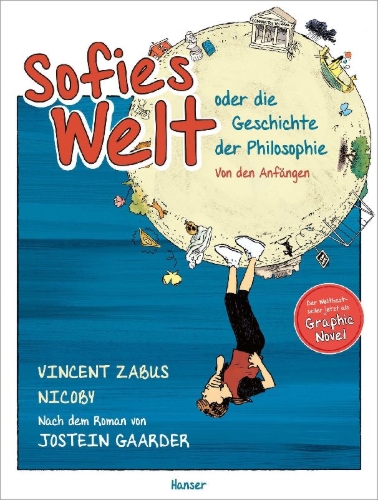 Buchcover und Innenansicht für das Buch: Le Monde de Sophie - Vol. 1