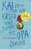 Buchcover und Innenansicht für das Buch: Kai zieht in den Krieg und kommt mit Opa zurück