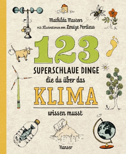 Buchcover und Innenansicht für das Buch: 123 superslimme dingen die je moet weten over het klimaat