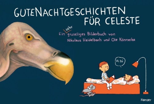 Buchcover und Innenansicht für das Buch: Gutenachtgeschichten für Celeste