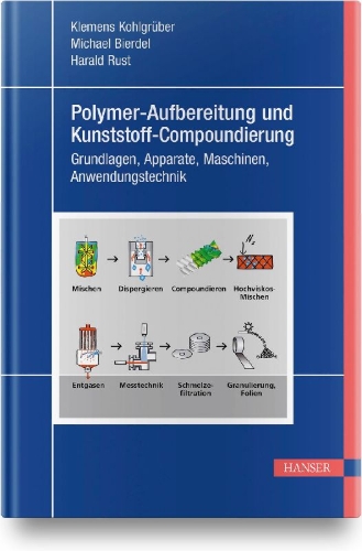 Buchcover und Innenansicht für das Buch: Polymer-Aufbereitung und Kunststoff-Compoundierung