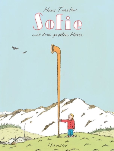 Buchcover und Innenansicht für das Buch: Sofie mit dem großen Horn