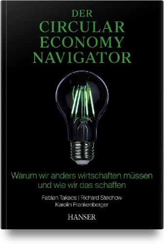 Buchcover und Innenansicht für das Buch: Der Circular Economy Navigator