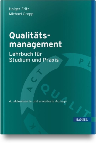 Buchcover und Innenansicht für das Buch: Qualitätsmanagement - Lehrbuch für Studium und Praxis