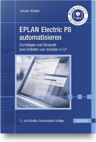Buchcover und Innenansicht für das Buch: EPLAN Electric P8 automatisieren
