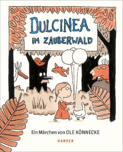 Buchcover und Innenansicht für das Buch: Dulcinea im Zauberwald