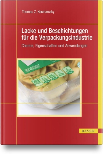 Buchcover und Innenansicht für das Buch: Lacke und Beschichtungen für die Verpackungsindustrie