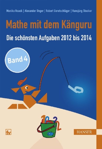 Buchcover und Innenansicht für das Buch: Mathe mit dem Känguru 4