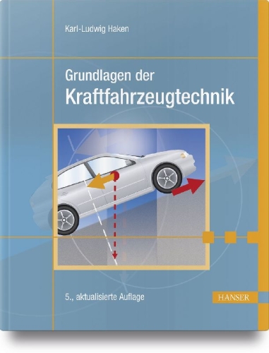 Buchcover und Innenansicht für das Buch: Grundlagen der Kraftfahrzeugtechnik
