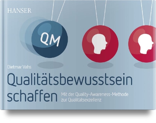 Buchcover und Innenansicht für das Buch: Qualitätsbewusstsein schaffen