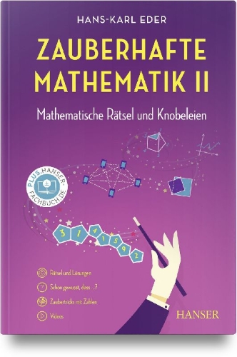 Buchcover und Innenansicht für das Buch: Zauberhafte Mathematik II