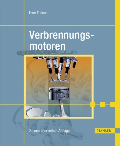 Buchcover und Innenansicht für das Buch: Verbrennungsmotoren