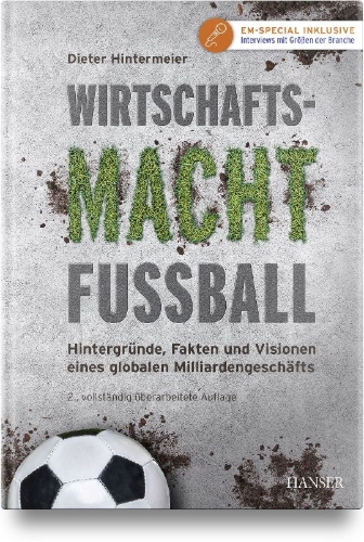 Buchcover und Innenansicht für das Buch: Wirtschaftsmacht Fußball