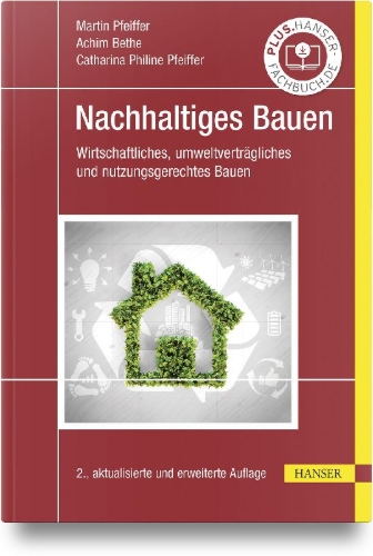 Buchcover und Innenansicht für das Buch: Nachhaltiges Bauen