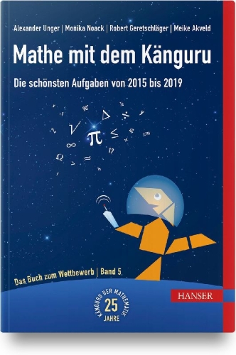 Buchcover und Innenansicht für das Buch: Mathe mit dem Känguru 5