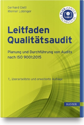 Buchcover und Innenansicht für das Buch: Leitfaden Qualitätsaudit