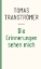 Buchcover und Innenansicht für das Buch: Die Erinnerungen sehen mich