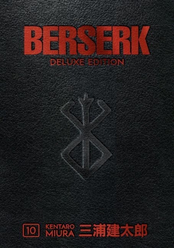 Buchcover und Innenansicht für das Buch: Berserk Deluxe Volume 10