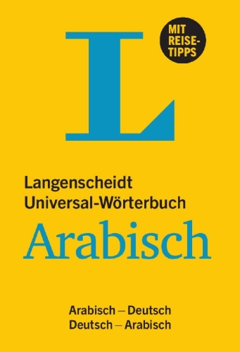 Buchcover und Innenansicht für das Buch: Langenscheidt Universal-Wörterbuch Arabisch - mit Tipps für die Reise