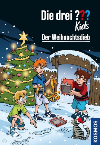Buchcover und Innenansicht für das Buch: Die drei ??? Kids, 57, Der Weihnachtsdieb (drei Fragezeichen)