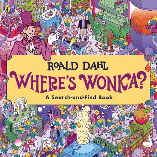Buchcover und Innenansicht für das Buch: Where's Wonka?: A Search-and-Find Book