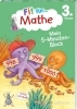 Buchcover und Innenansicht für das Buch: Fit für Mathe 3. Klasse. Mein 5-Minuten-Block