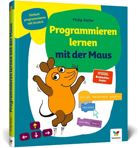Buchcover und Innenansicht für das Buch: Programmieren lernen mit der Maus