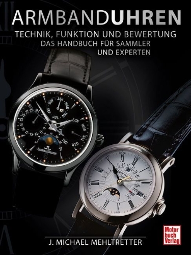 Buchcover und Innenansicht für das Buch: Armbanduhren - Technik, Funktion und Bewertung