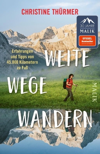 Buchcover und Innenansicht für das Buch: Weite Wege Wandern