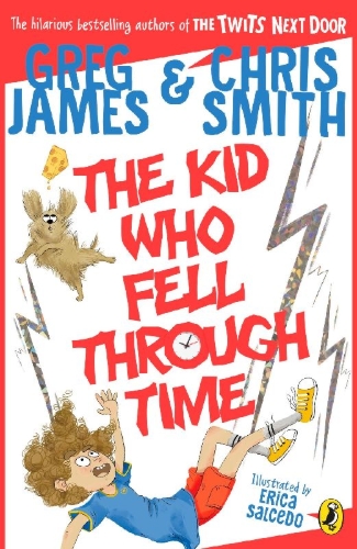 Buchcover und Innenansicht für das Buch: The Kid Who Fell Through Time