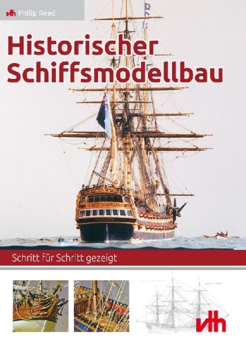 Buchcover und Innenansicht für das Buch: Historischer Schiffsmodellbau