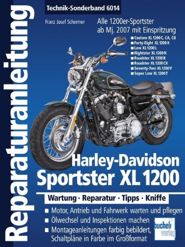 Buchcover und Innenansicht für das Buch: Harley Davidson Sportster 1200