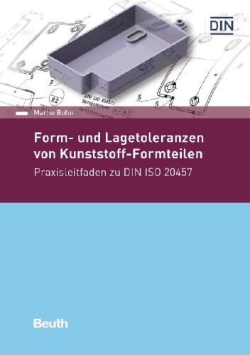 Buchcover und Innenansicht für das Buch: Form- und Lagetoleranzen von Kunststoff-Formteilen