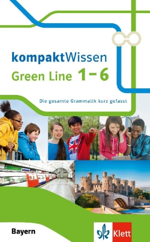 Buchcover und Innenansicht für das Buch: Green Line 1-6 kompaktWissen Bayern