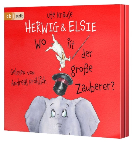 Buchcover und Innenansicht für das Buch: Herwig und Elsie - Wo ist der große Zauberer?