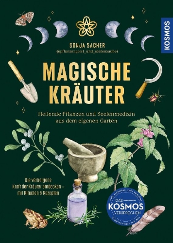Buchcover und Innenansicht für das Buch: Magische Kräuter