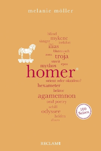 Buchcover und Innenansicht für das Buch: Homer. 100 Seiten