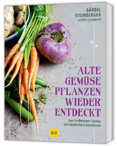 Buchcover und Innenansicht für das Buch: Alte Gemüsepflanzen wiederentdeckt