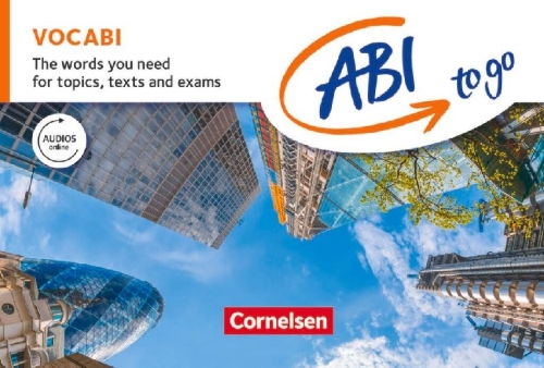 Buchcover und Innenansicht für das Buch: Abi to go - Englisch. VOCABI