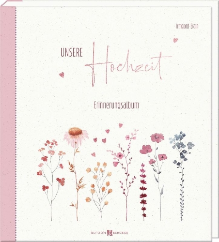 Buchcover und Innenansicht für das Buch: Unsere Hochzeit